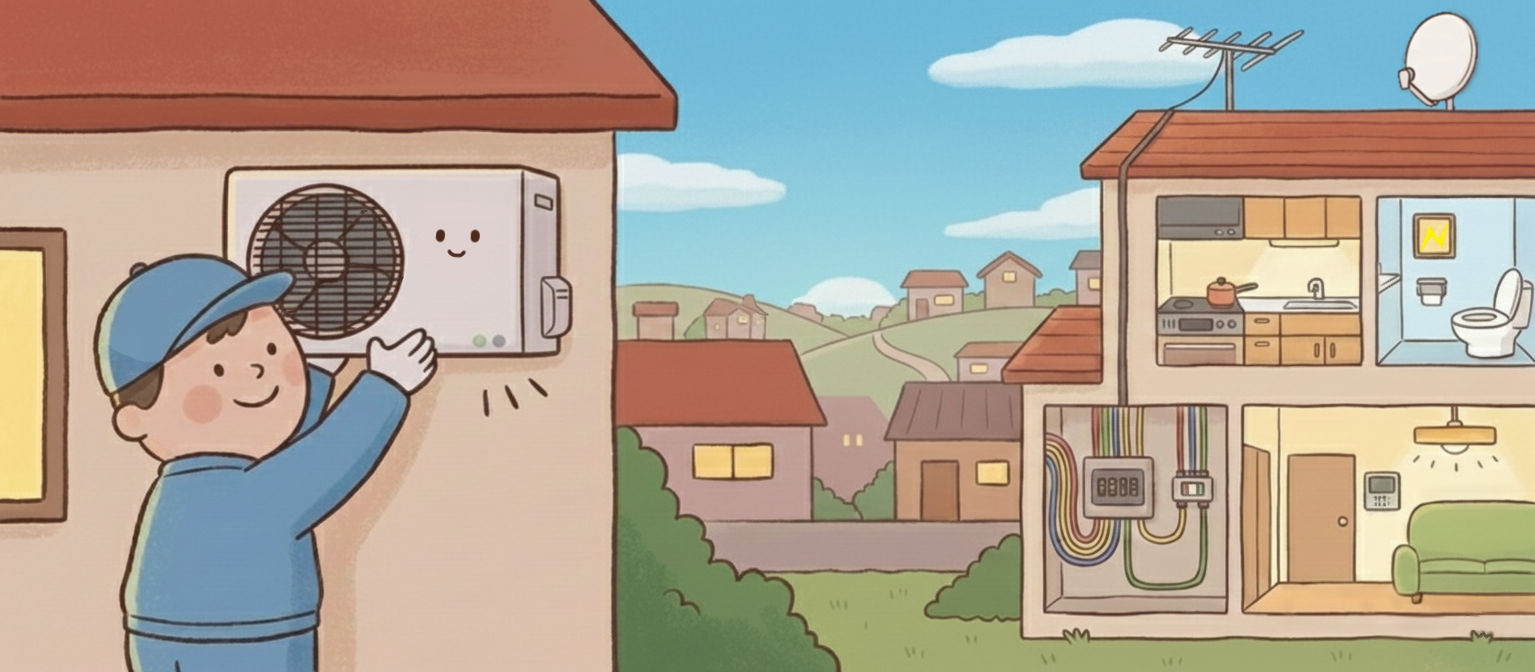 空調設備施工イメージ